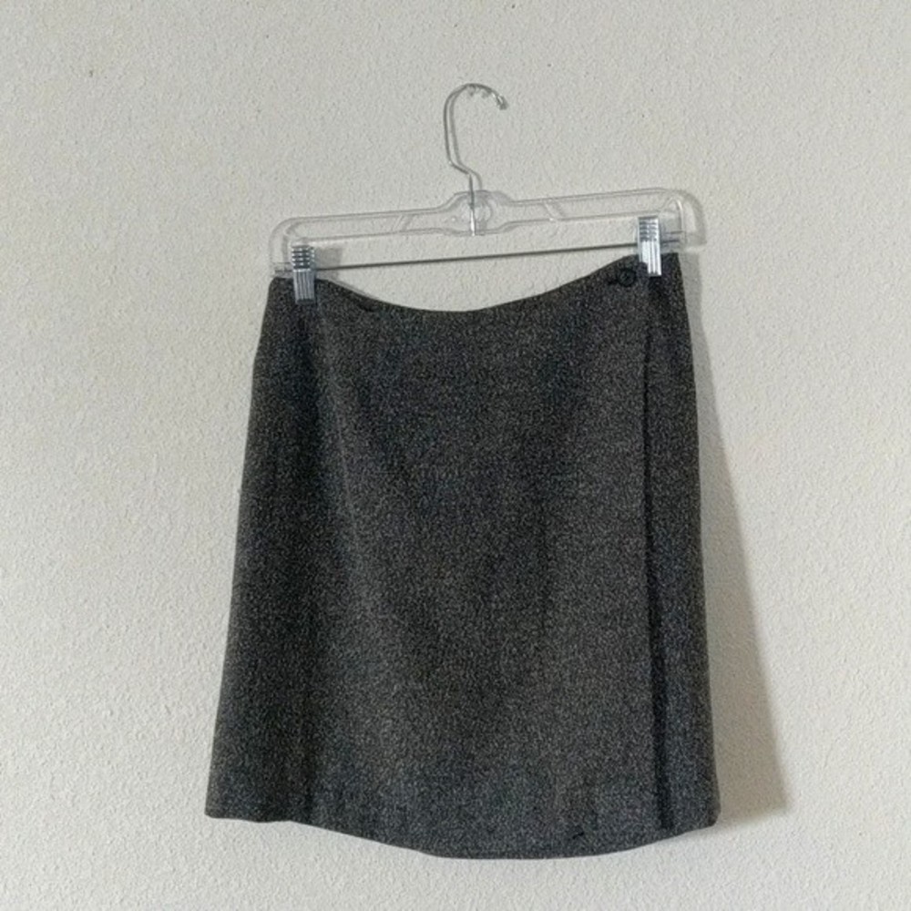 Charter Club Gray Mini Skirt  8 Petite